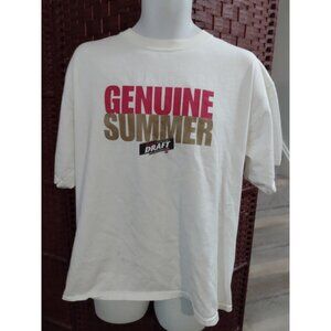 Vintage Miller Genuine Draft T Shirt Adult XL Genuine Summer Beer Promo